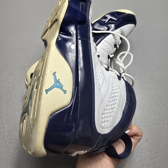 Air Jordan 9 ‘UNC’ 302370-145 OG IX White Blue Men’s Size 10 - Picture 6 of 11